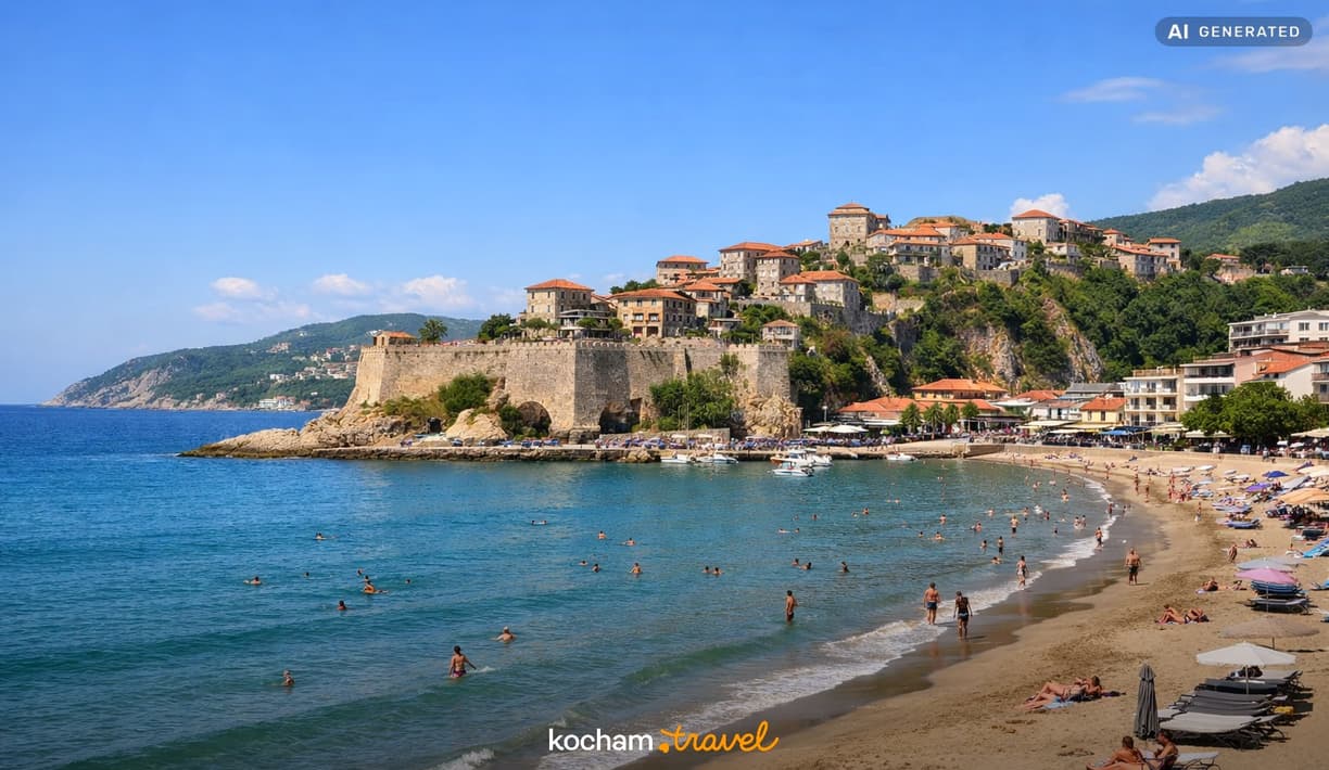 Ilustracja do tematu: Ulcinj: jak dojechać i gdzie spać — przejrzysty plan?
