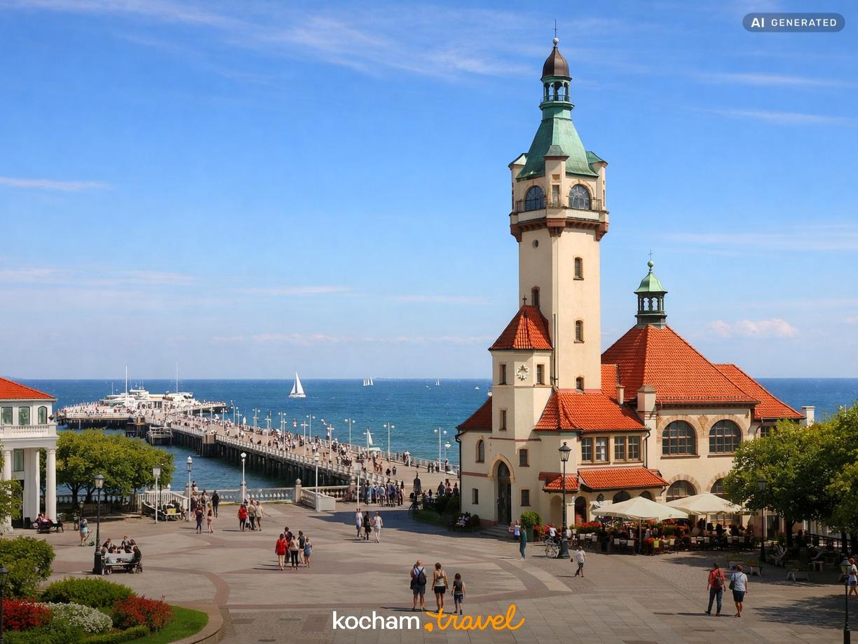 2. Latarnia Morska – Klasyczny Widok z Serca Kurortu w Sopot