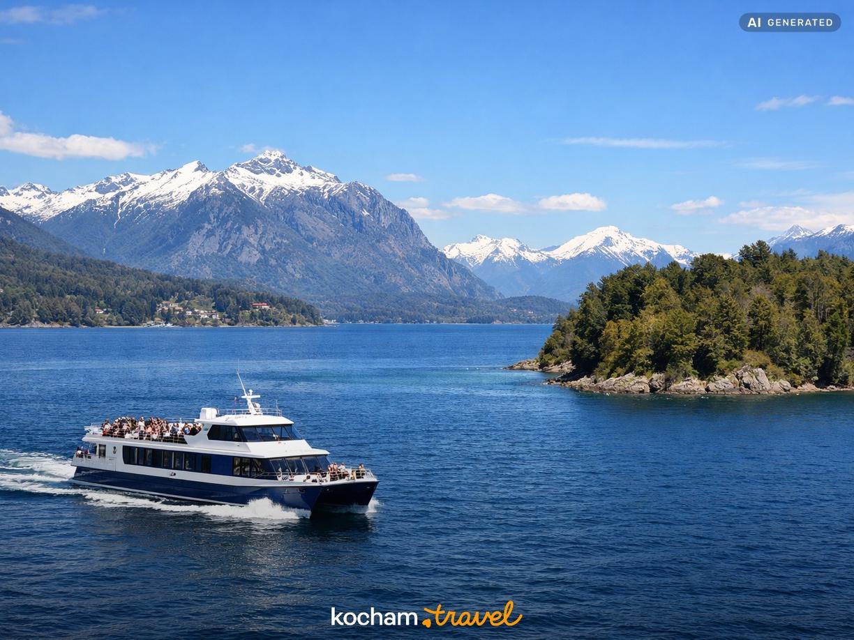 Główne opcje rejsów po jeziorze Nahuel Huapi w Bariloche