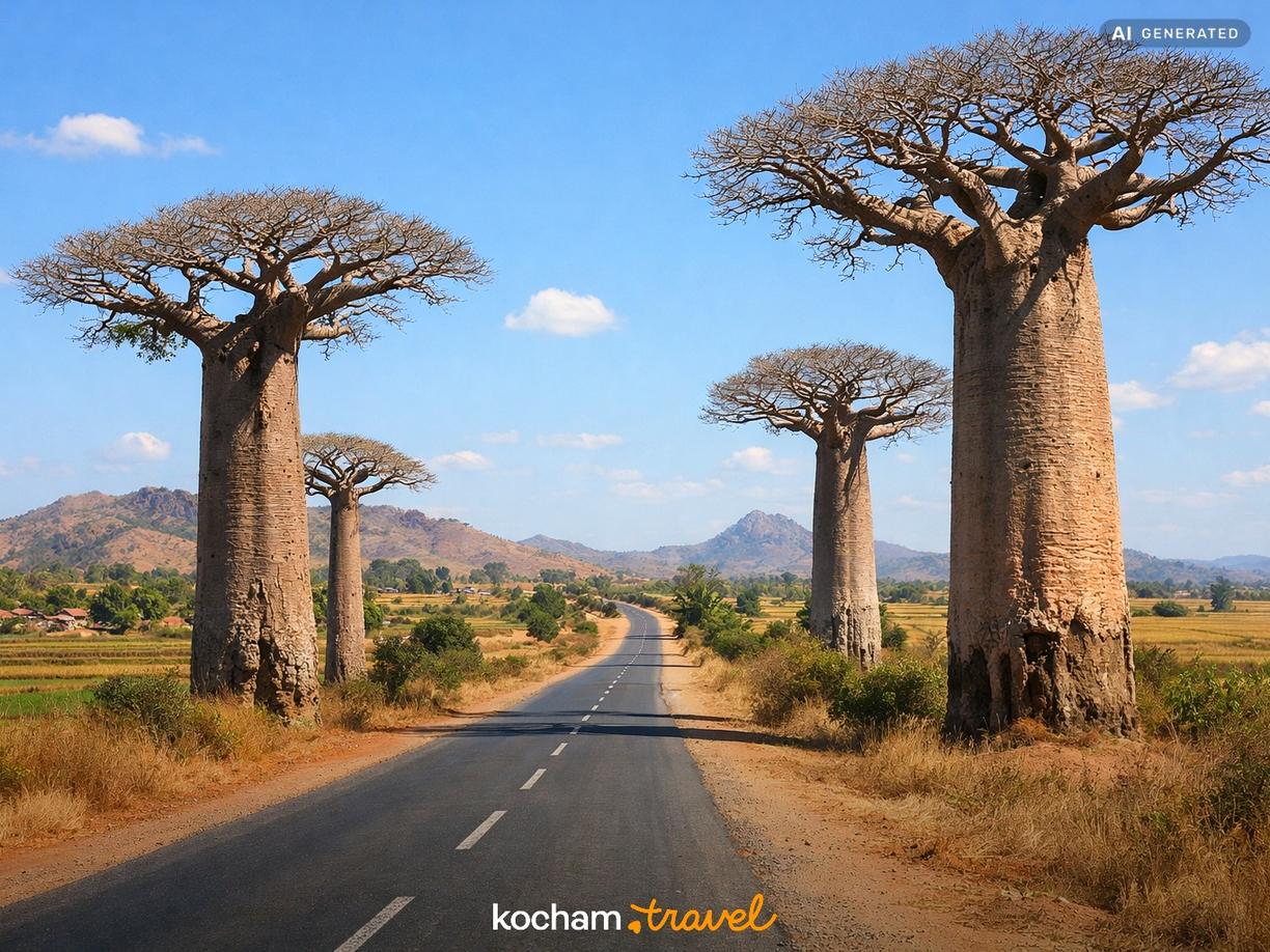 Route Nationale 7 na Madagaskarze w Afryka