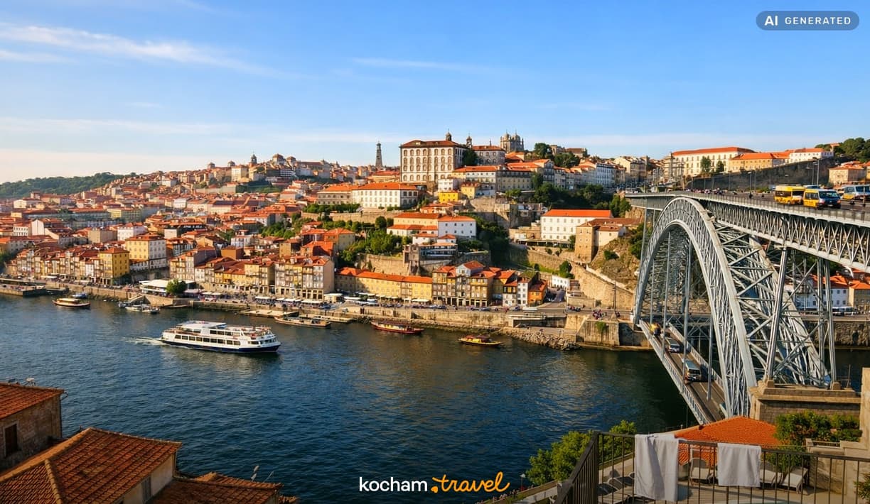 Ilustracja do tematu: Porto: jak dojechać i gdzie spać — przejrzysty plan?