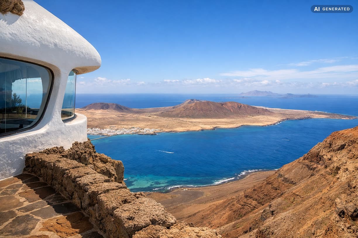 Zainspirowany wizją wielkiego artysty? w Lanzarote