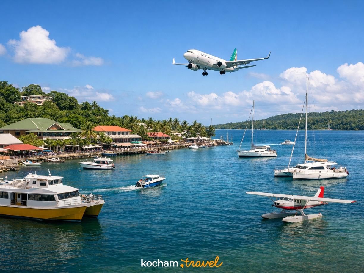 Koszty transportu: Jak dotrzeć i poruszać się po Vanuatu? w Port Vila