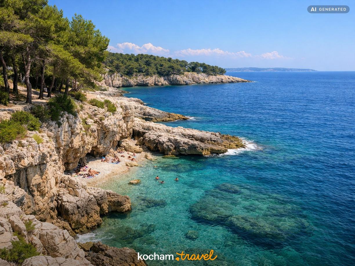 Spacer wybrzeżem i urokliwe plaże w Pula