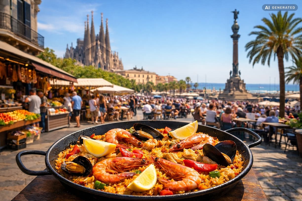 Masz ochotę na kulinarne odkrycia? w Barcelona