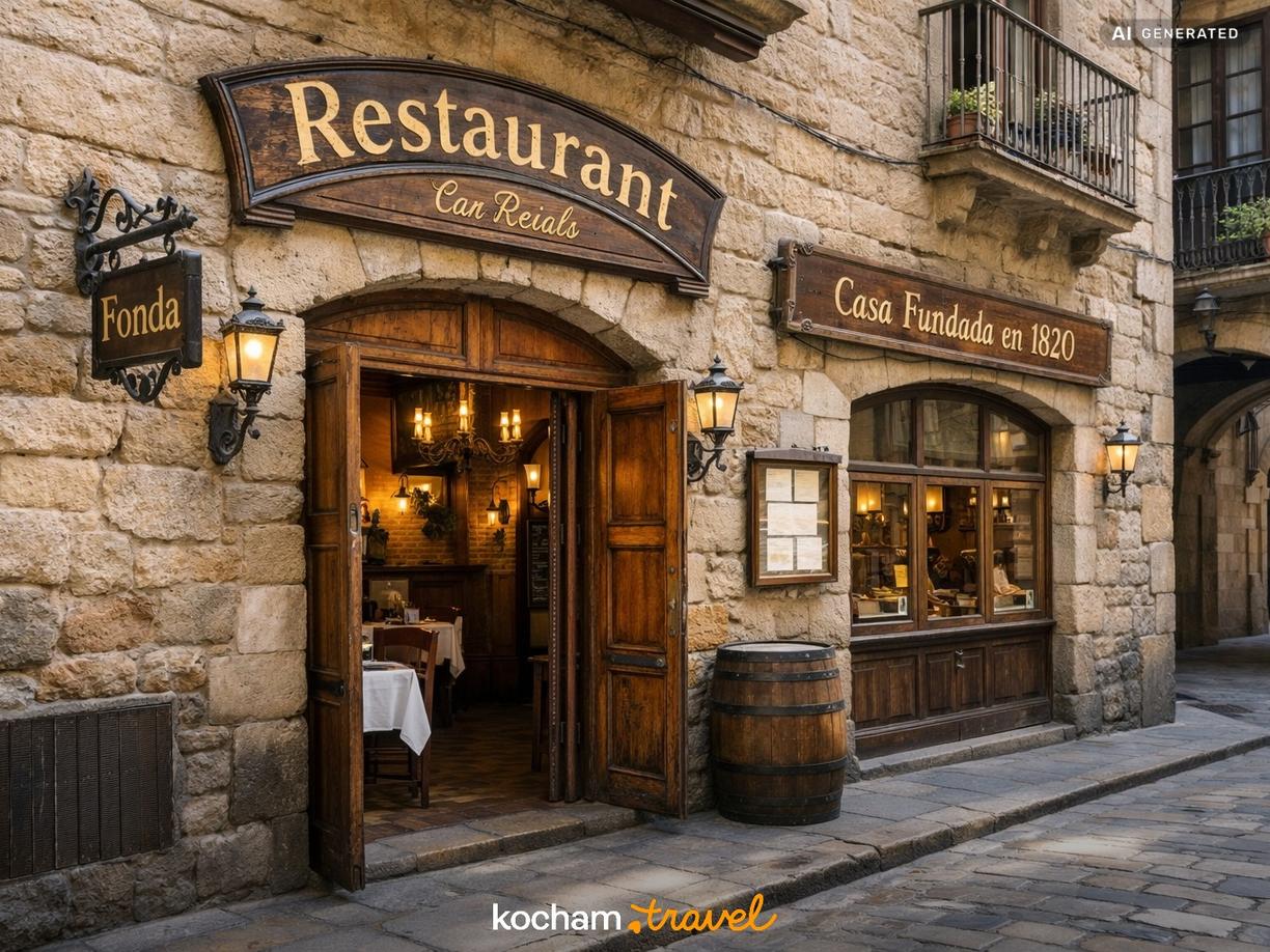 Najstarsze restauracje i historyczne lokale w Barcelona