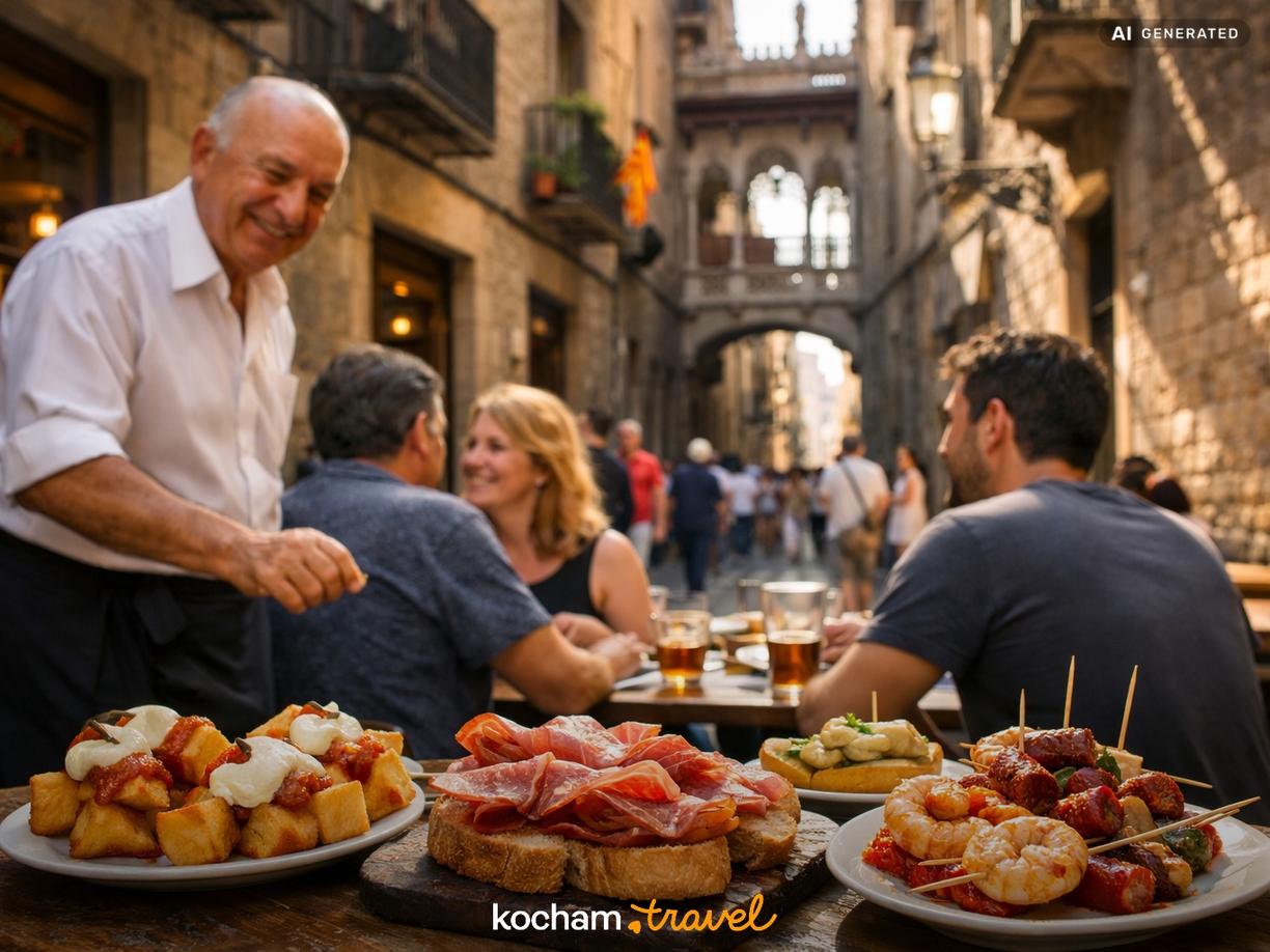 Tradycyjne tapas i katalońska gościnność w Barcelona