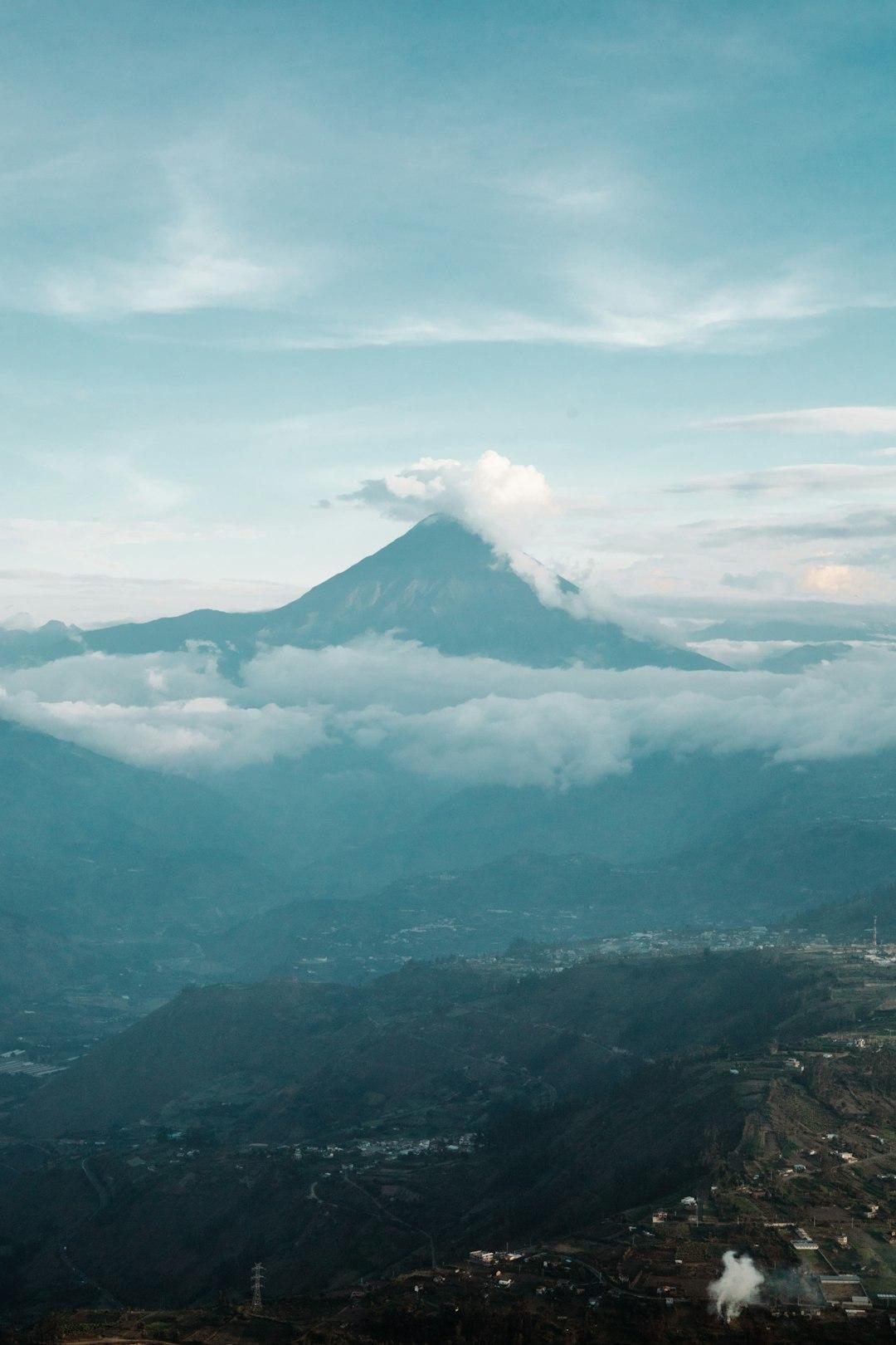Wulkan Tungurahua w Ekwadorze