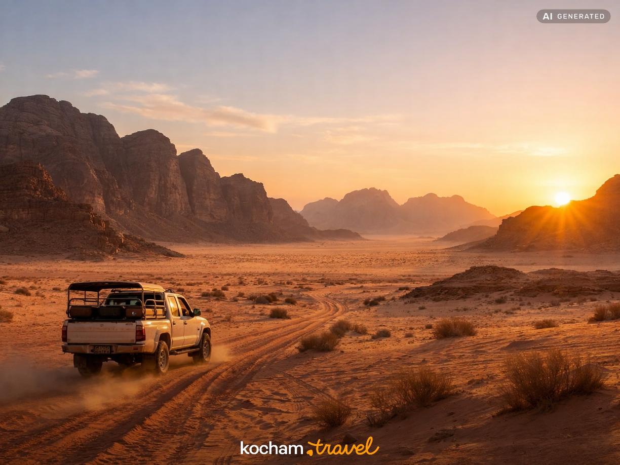 Kiedy najlepiej odwiedzić filmową pustynię Wadi Rum? w Wadi Rum