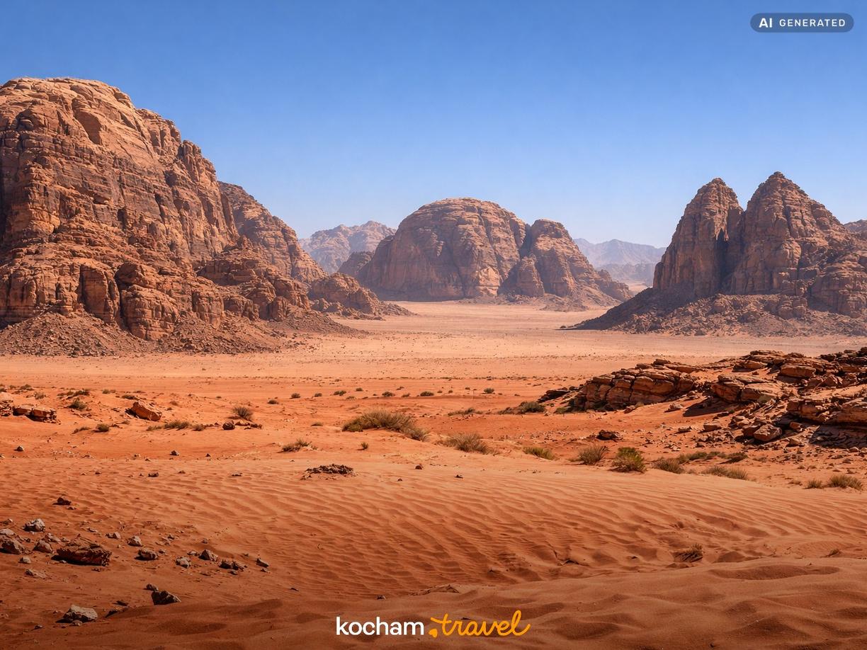 Wadi Rum jako kosmiczna alternatywa dla efektów komputerowych w Wadi Rum