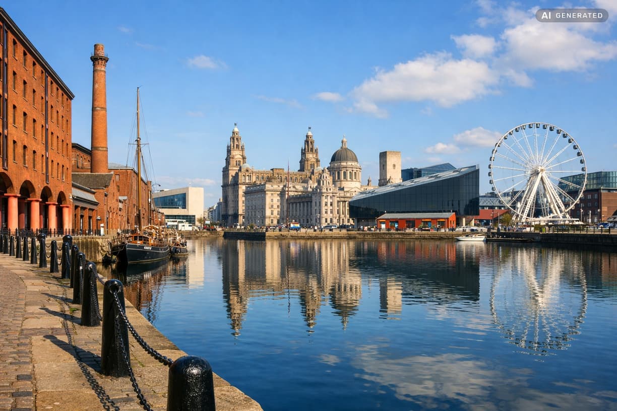 Szukasz idealnych kadrów w Liverpoolu? w Liverpool