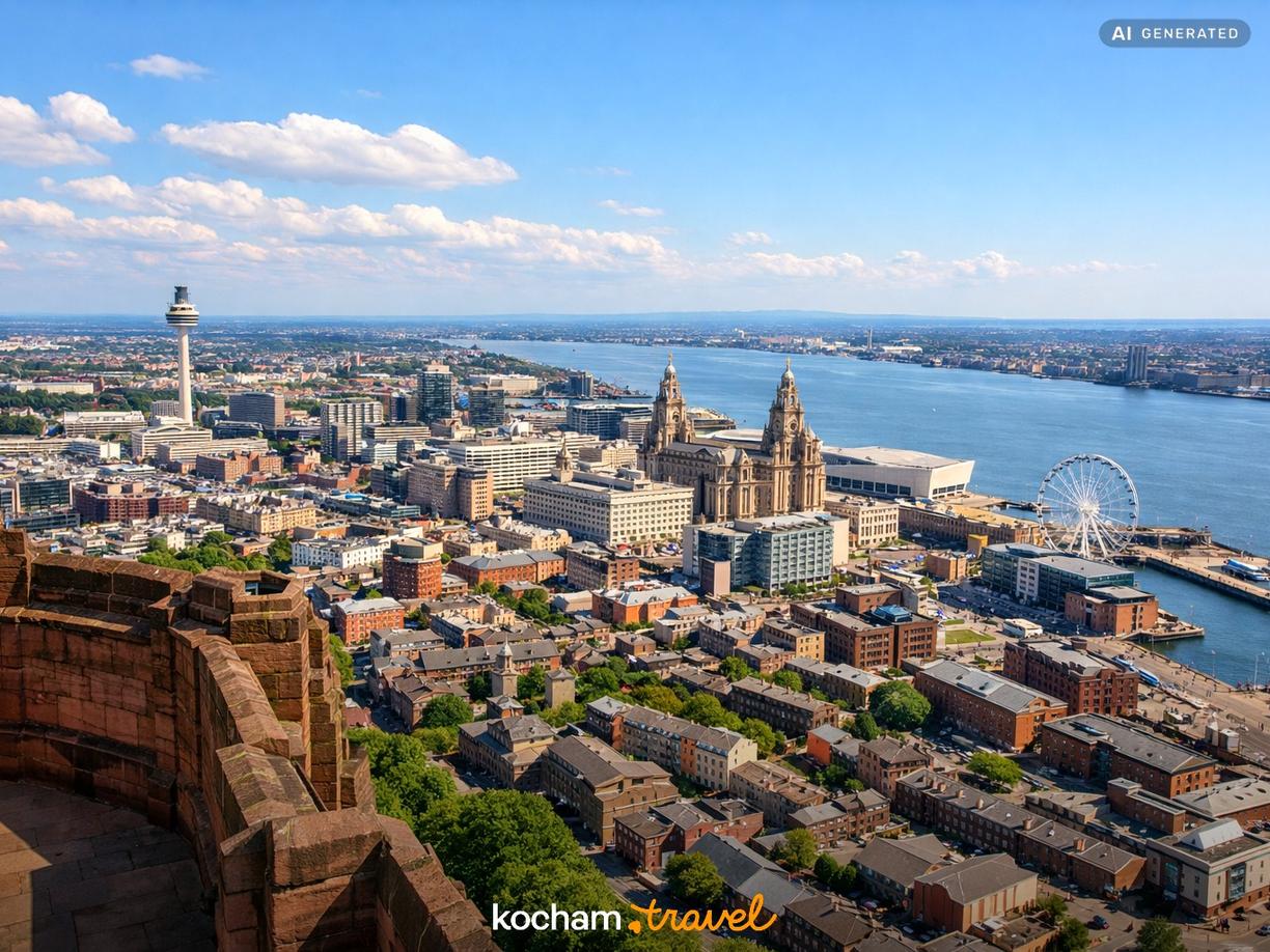 Najwyższe punkty widokowe w mieście w Liverpool