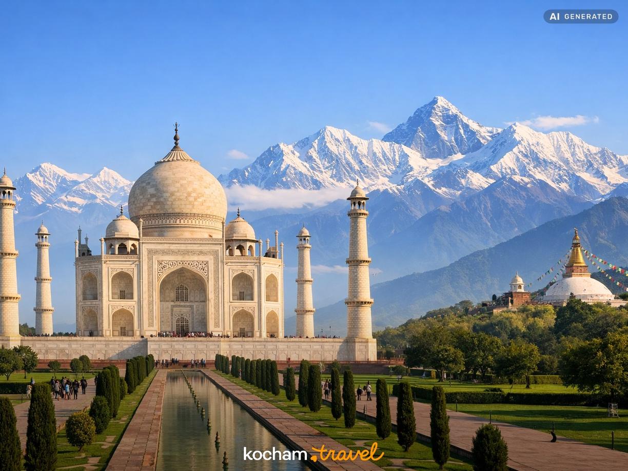 Indie i Nepal: Różnorodność i najwyższe szczyty w Azja