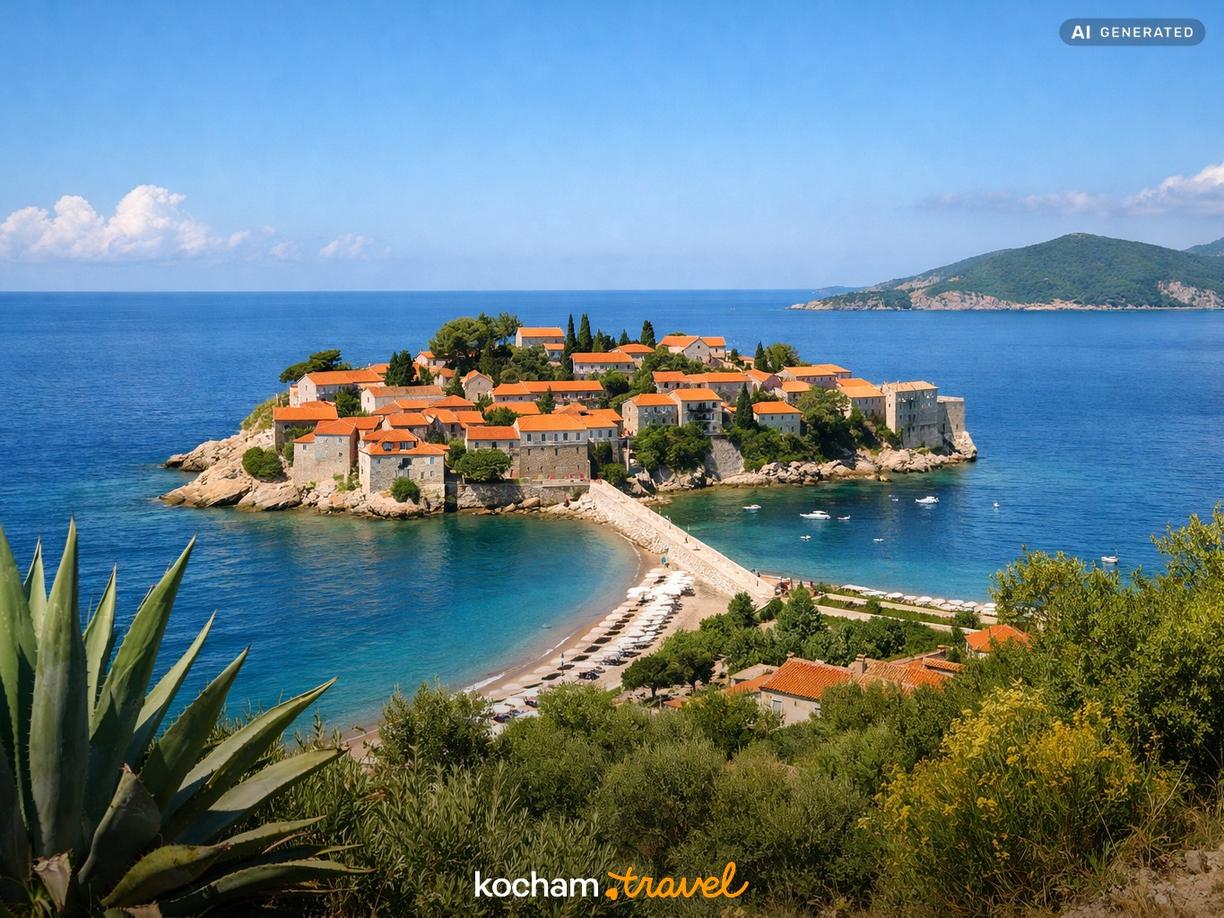 Wyspa Sveti Stefan – Pocztówkowy widok w Budva