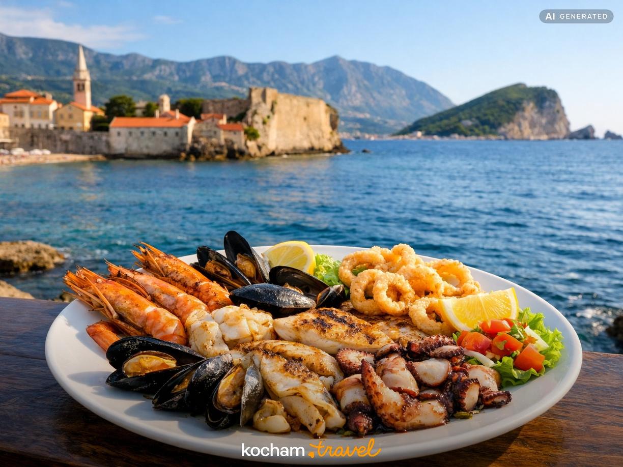 Kulinarna fotografia i lokalne smaki w Budva
