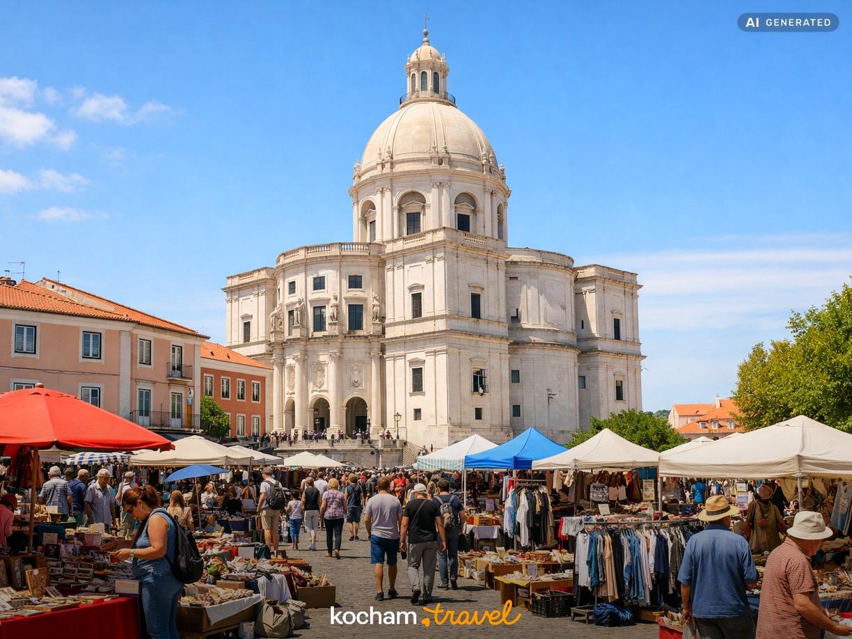Jak zaplanować wizytę na Feira da Ladra? w Lizbona
