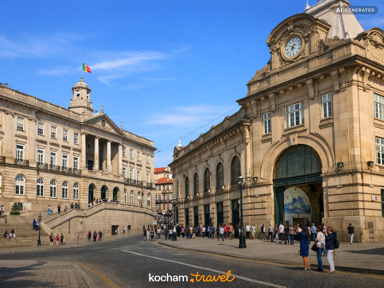 Magia architektury: Palácio da Bolsa i dworzec São Bento w Porto