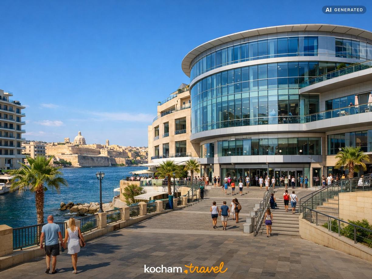 The Point Shopping Mall i nowoczesne centra w Sliema