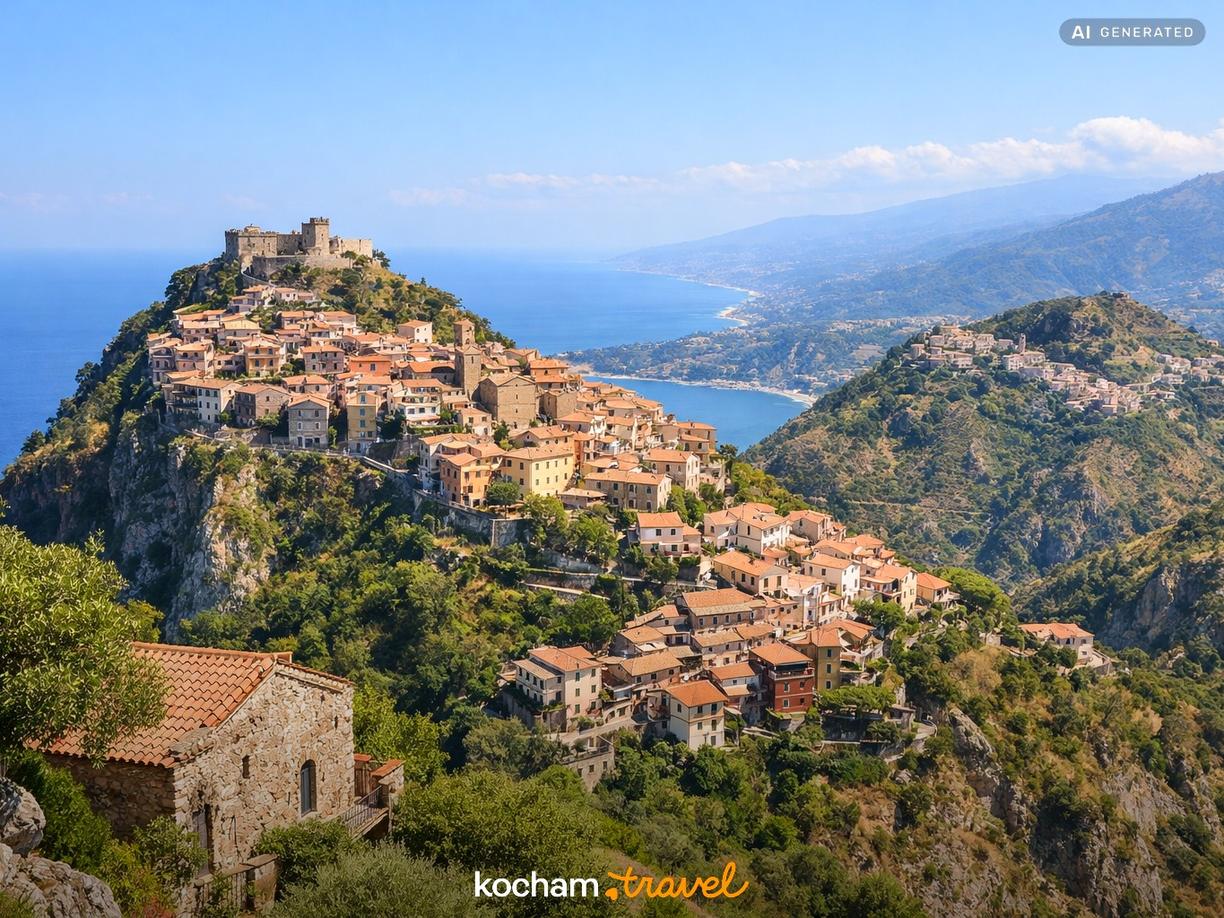 Okolice Taorminy: Castelmola, Savoca i Forza d'Agrò w Taormina