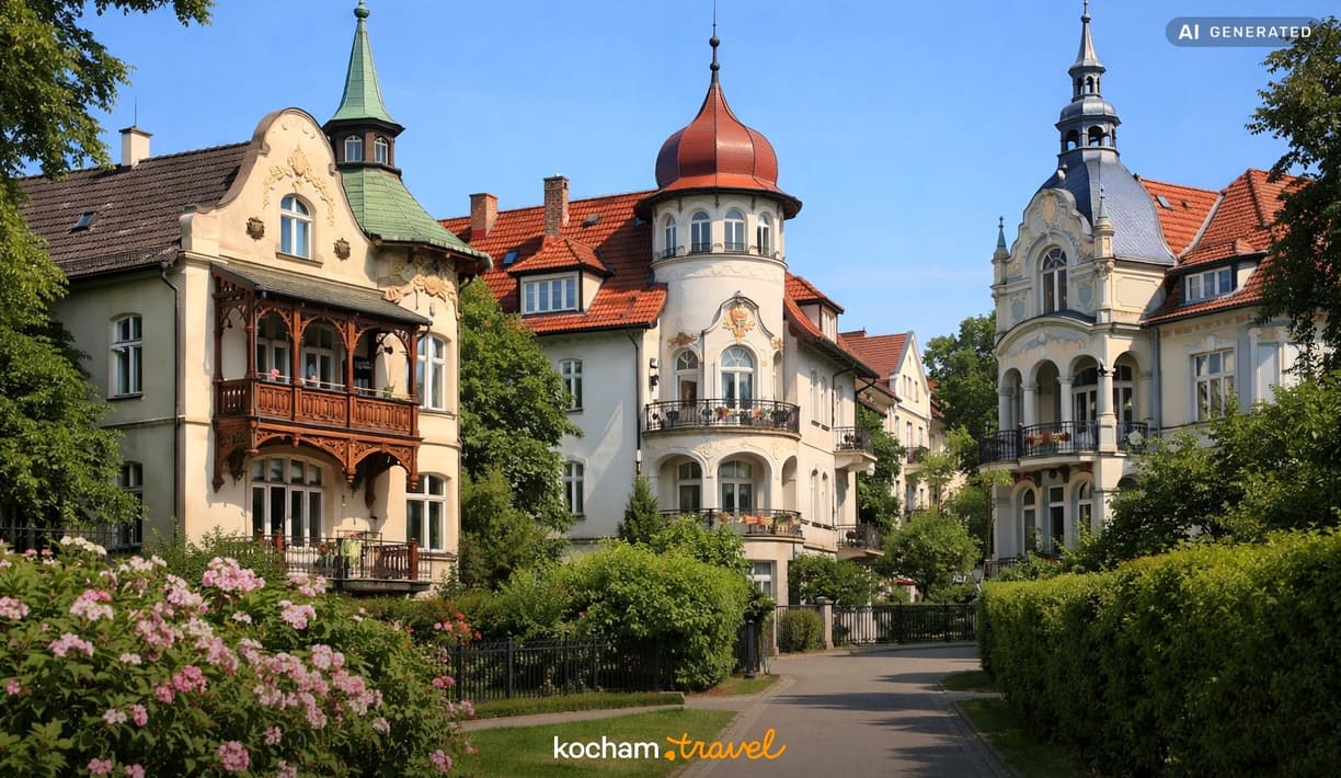Ilustracja do tematu: Zabytkowe wille i pensjonaty w Sopocie. Odkrywamy secesyjną architekturę kurortu