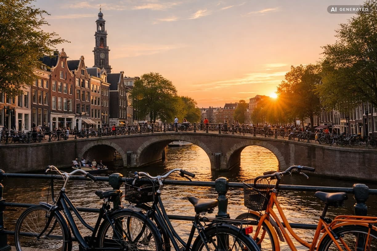 Gotowy na rowerową przygodę? w Amsterdam
