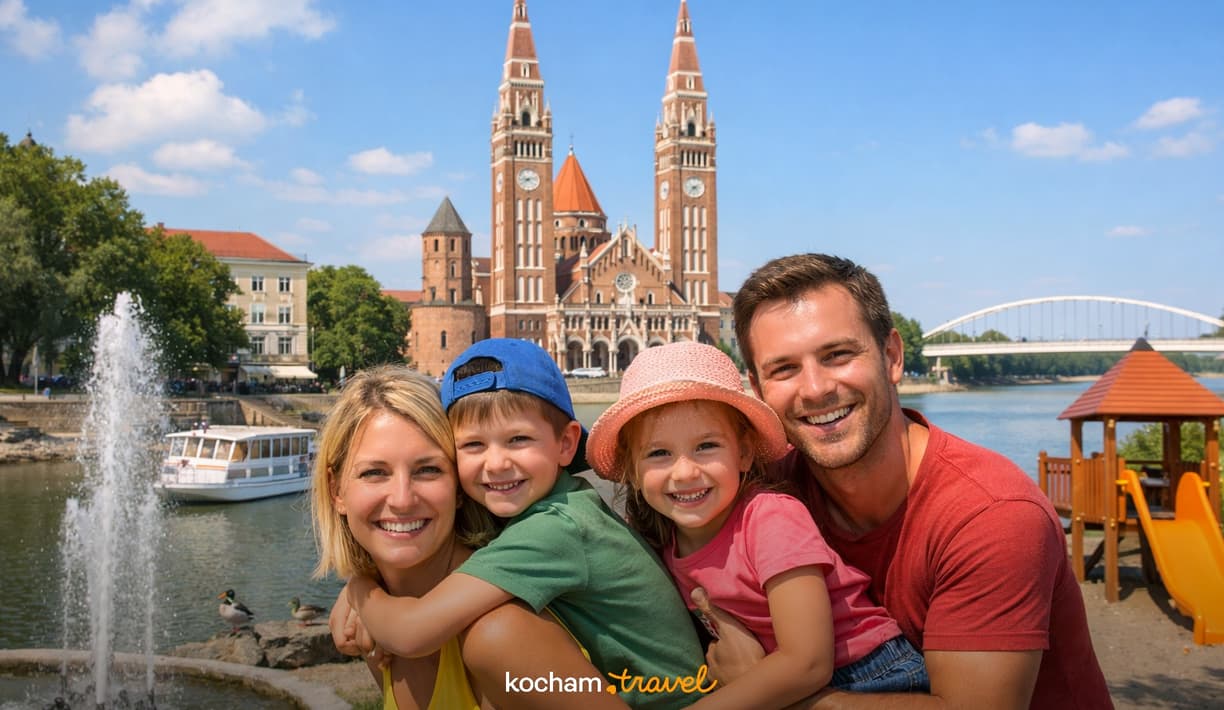 Ilustracja do tematu: City break: Szeged na Węgrzech z dziećmi – pomysły na rodzinny weekend pełen atrakcji.