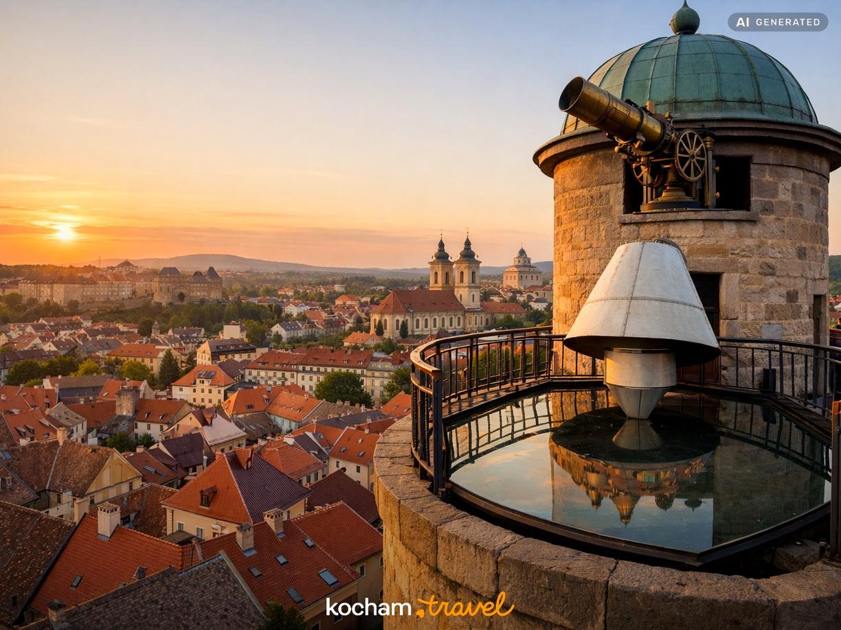 Magiczna Wieża i najstarsza Camera Obscura w Eger