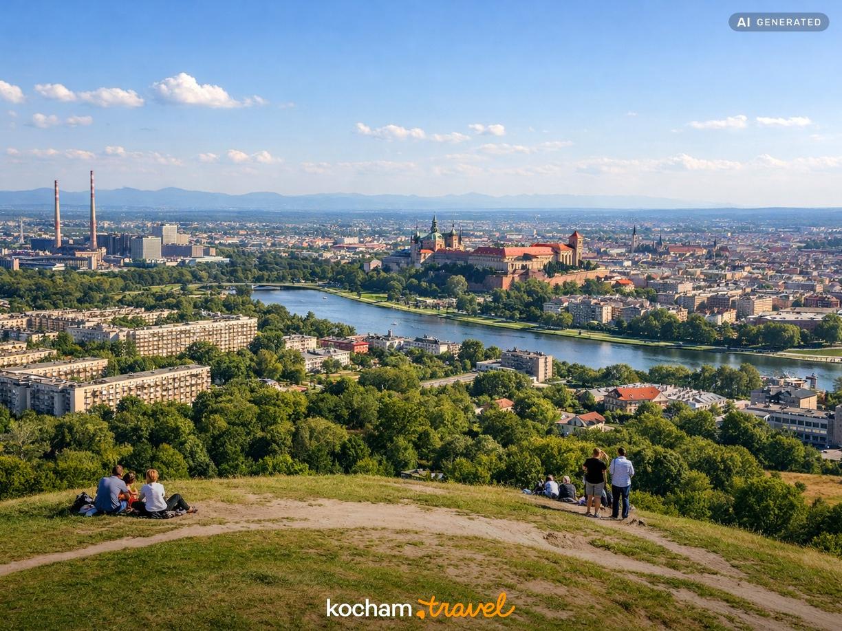 Niedzielne popołudnie: Nowa Huta i panorama z kopca w Kraków