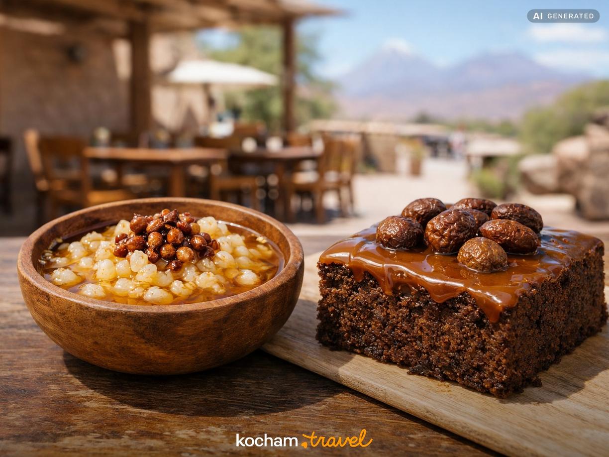 Pingo-pingo i chilijski chleb świętojański w San Pedro de Atacama