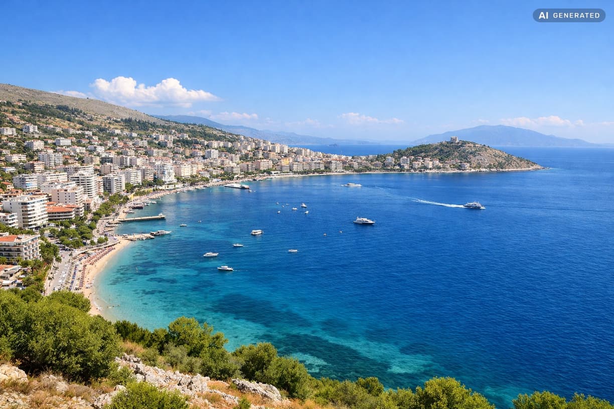 Zaplanuj idealne wakacje w Albanii w Saranda