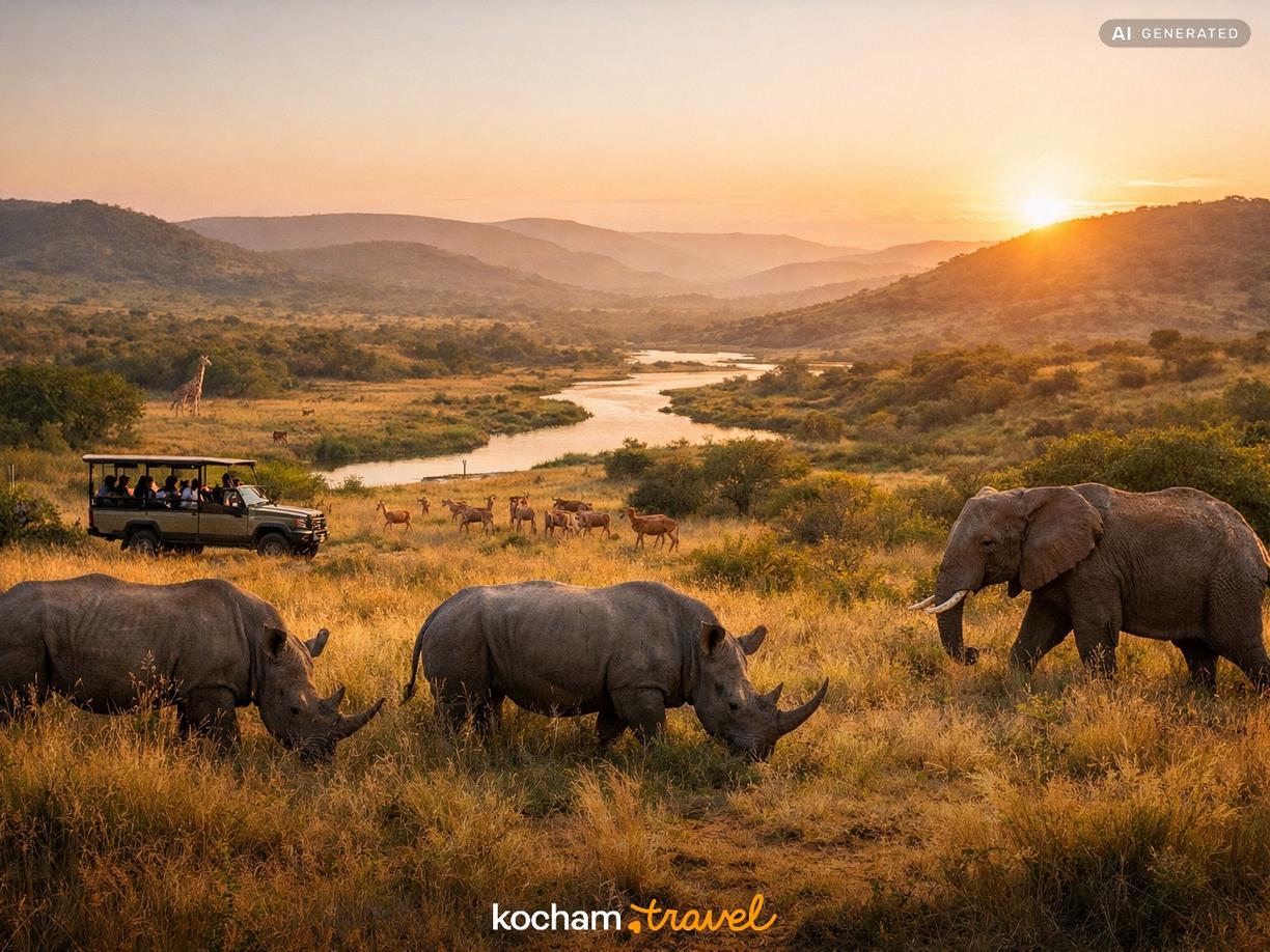 Dzień 4: Dzikie Safari w Hluhluwe-Imfolozi w Durban