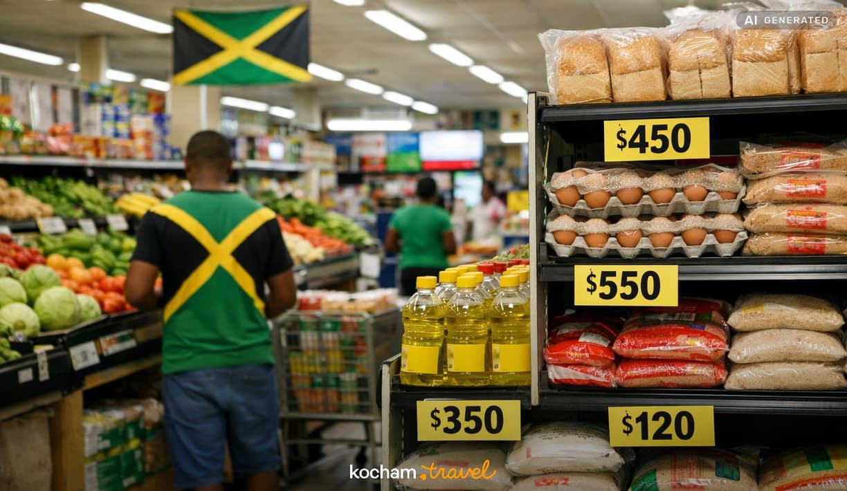 Ilustracja do tematu: Jamajka. Ceny w supermarketach w Ocho Rios: ile zapłacimy za podstawowe produkty spożywcze?