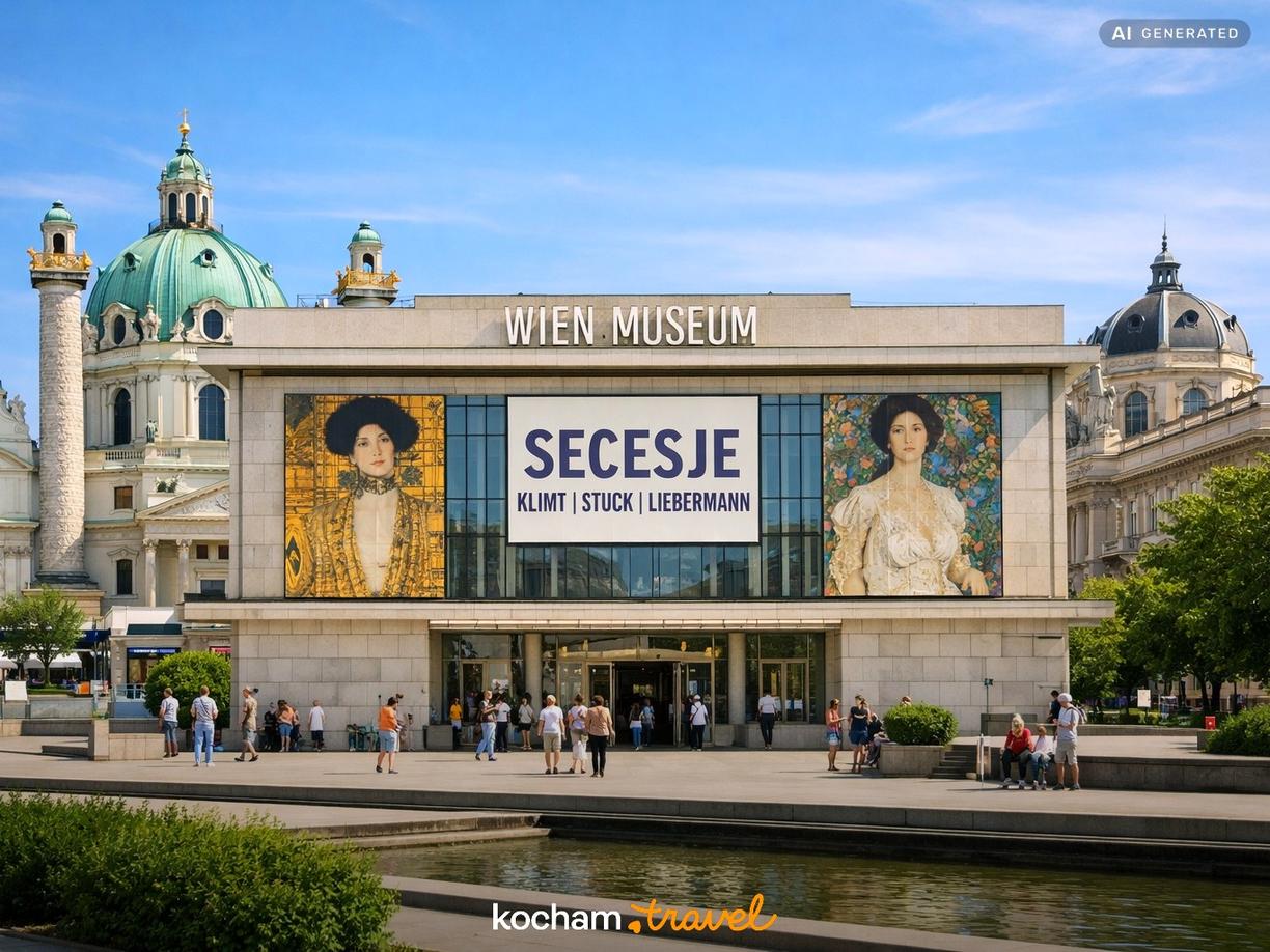 Wystawa „Secesje. Klimt, Stuck, Liebermann” w Muzeum Wiednia w Wiedeń