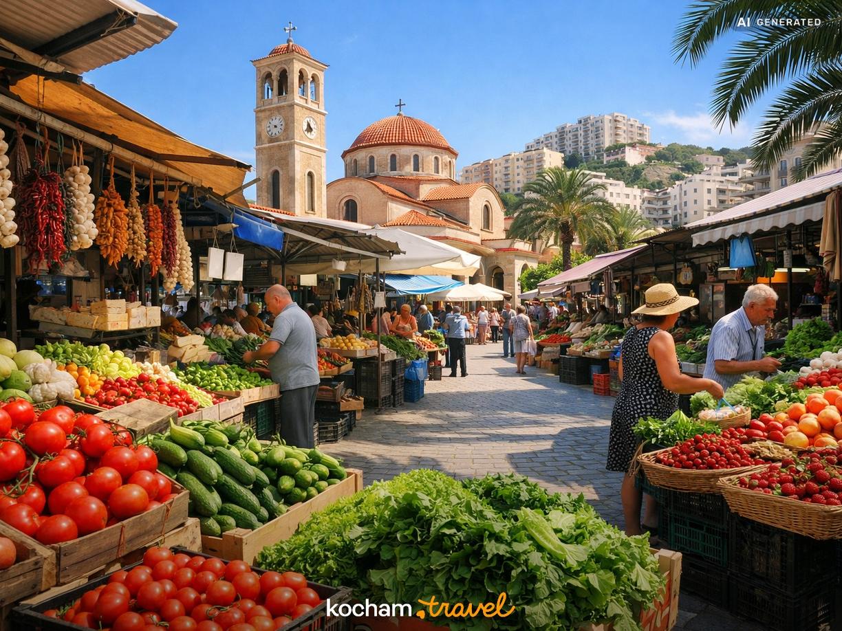 Lokalne bazary i zakupy: Gotowanie z lokalnych produktów w Durres