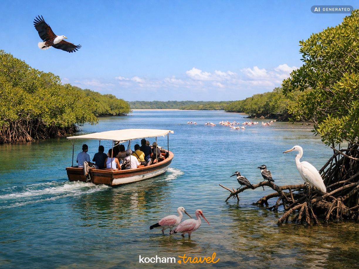 Rejs po Mida Creek i obserwacja egzotycznej fauny w Watamu