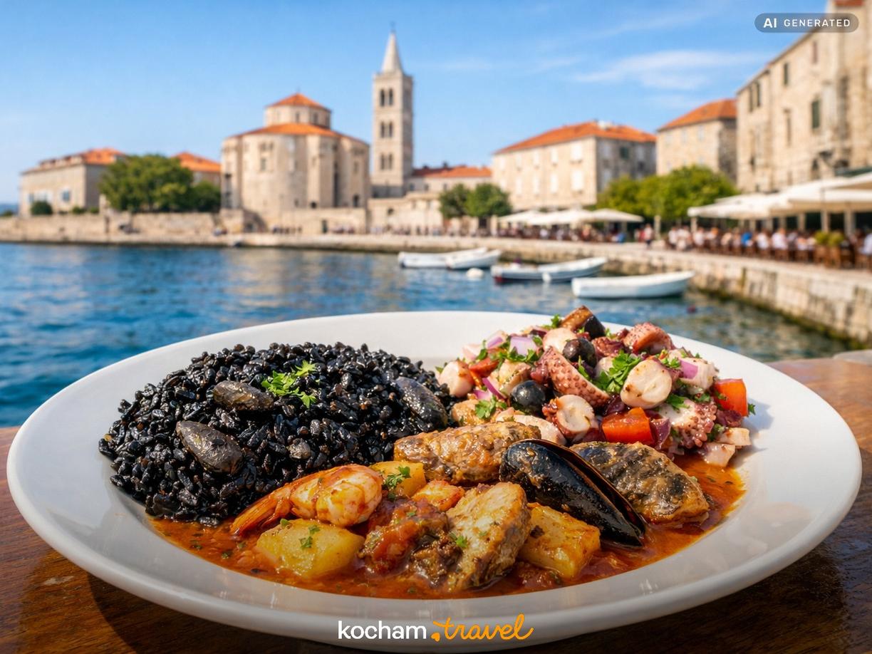Tradycyjna kuchnia dalmatyńska w Zadarze w Zadar