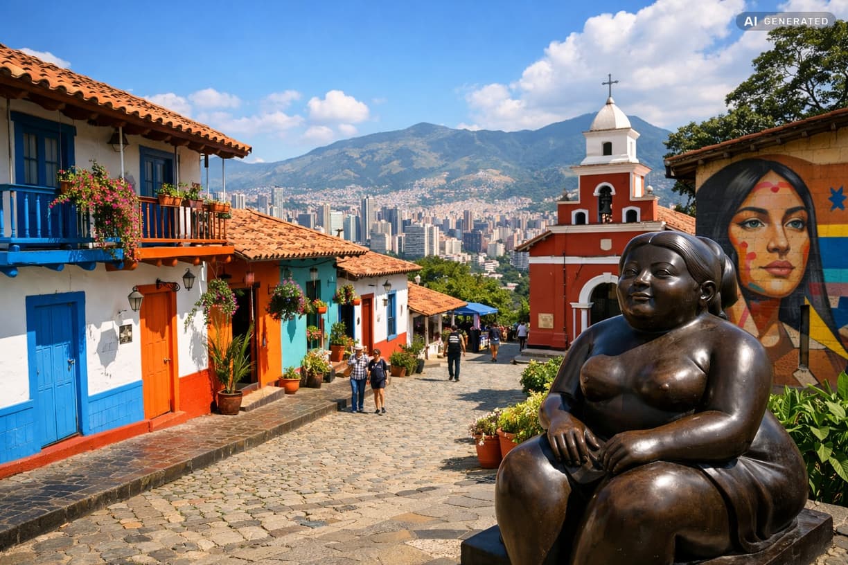 Zainspiruj się kolumbijską sztuką w Medellín