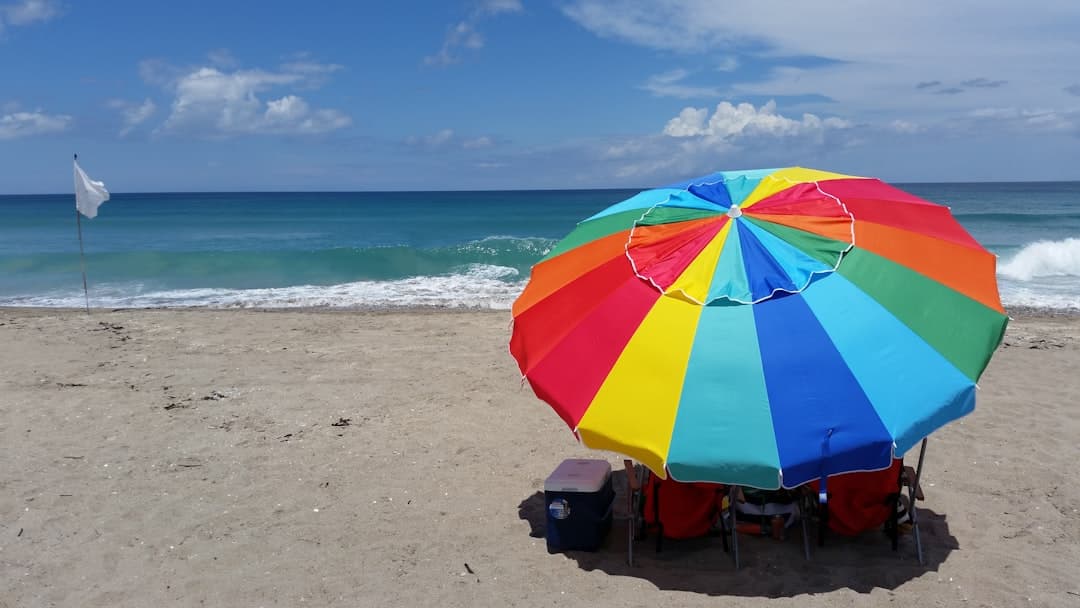 Piękna plaża w Bodrum latem