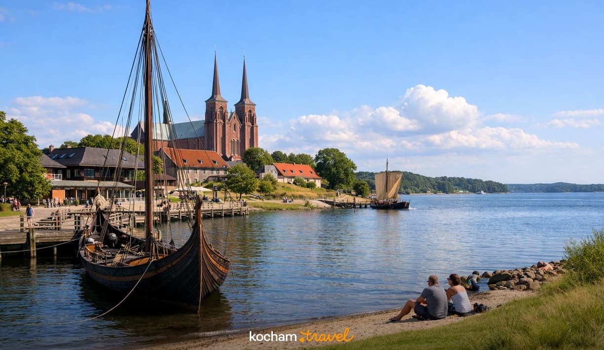 Ilustracja do tematu: Gotowy plan podróży: wyjazd do Roskilde w Danii śladami wikingów z czasem na relaks nad fiordem