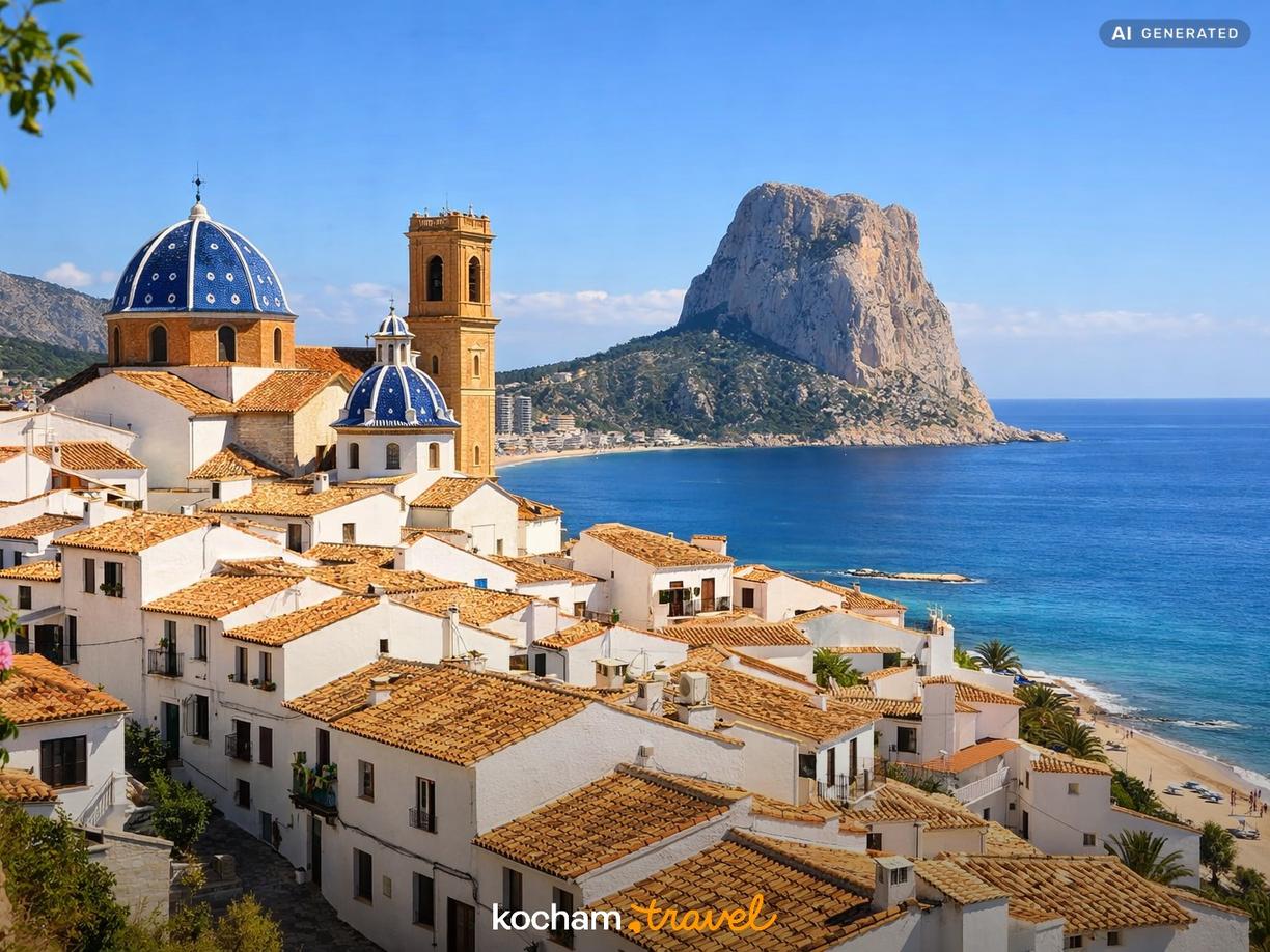 Dzień 5 i 6: Biała Altea i potężna skała w Calpe w Hiszpania