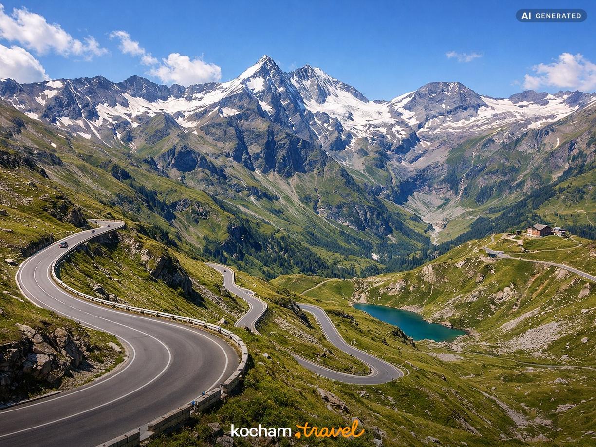 Grossglockner Hochalpenstrasse – Dach Austrii w Europa