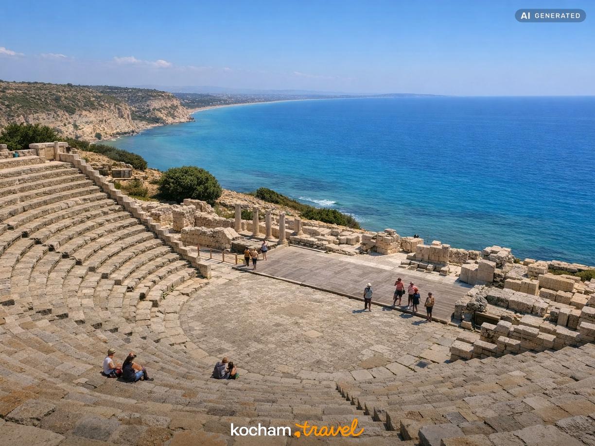 Starożytne miasto Kourion w Limassol