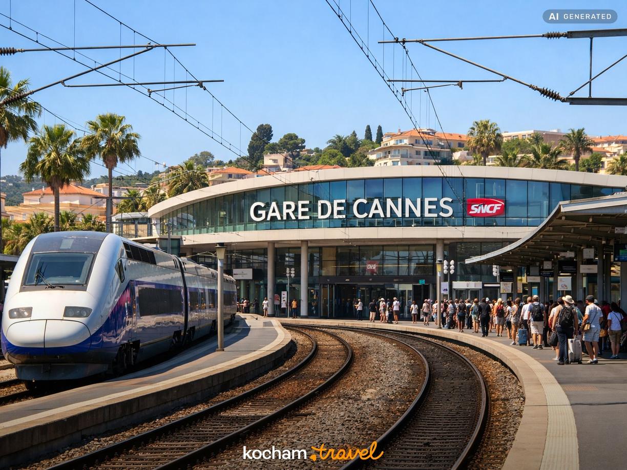 Jak dojechać do Cannes z Polski i Europy? w Cannes