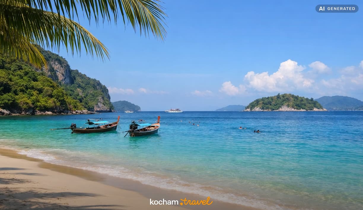 Ilustracja do tematu: Gotowy pomysł na urlop w Tajlandii, czyli ucieczkę przed polską zimą na słoneczne wybrzeże Phuket