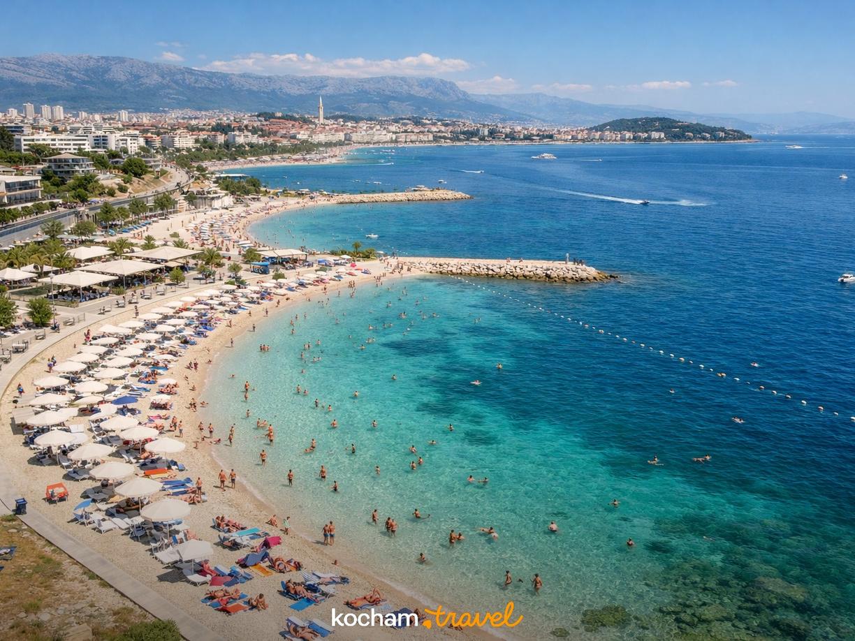 Najpiękniejsze plaże w Splicie – Przewodnik 2026 w Split