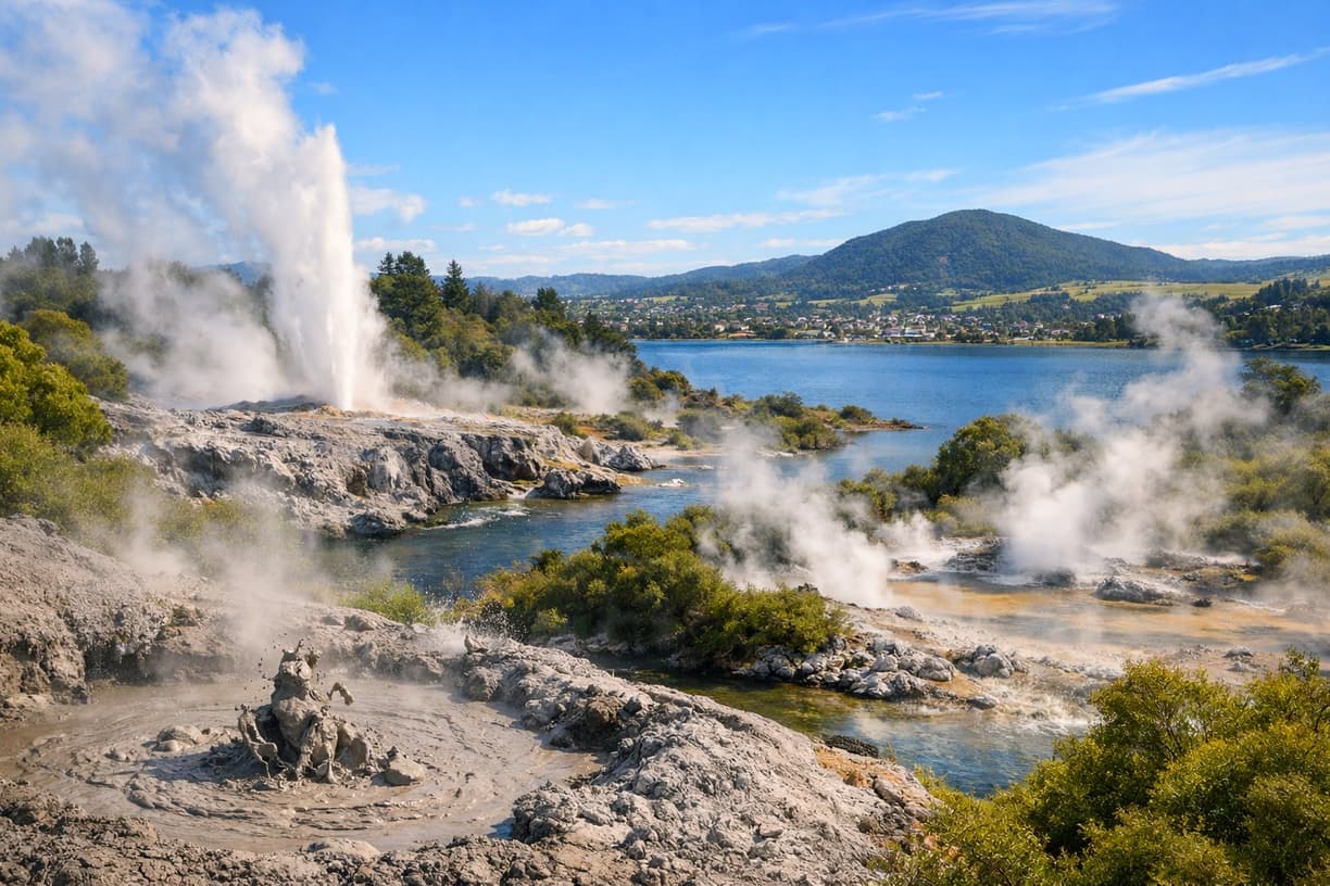 Zaplanuj swoją geotermalną przygodę w Rotorua! w Rotorua
