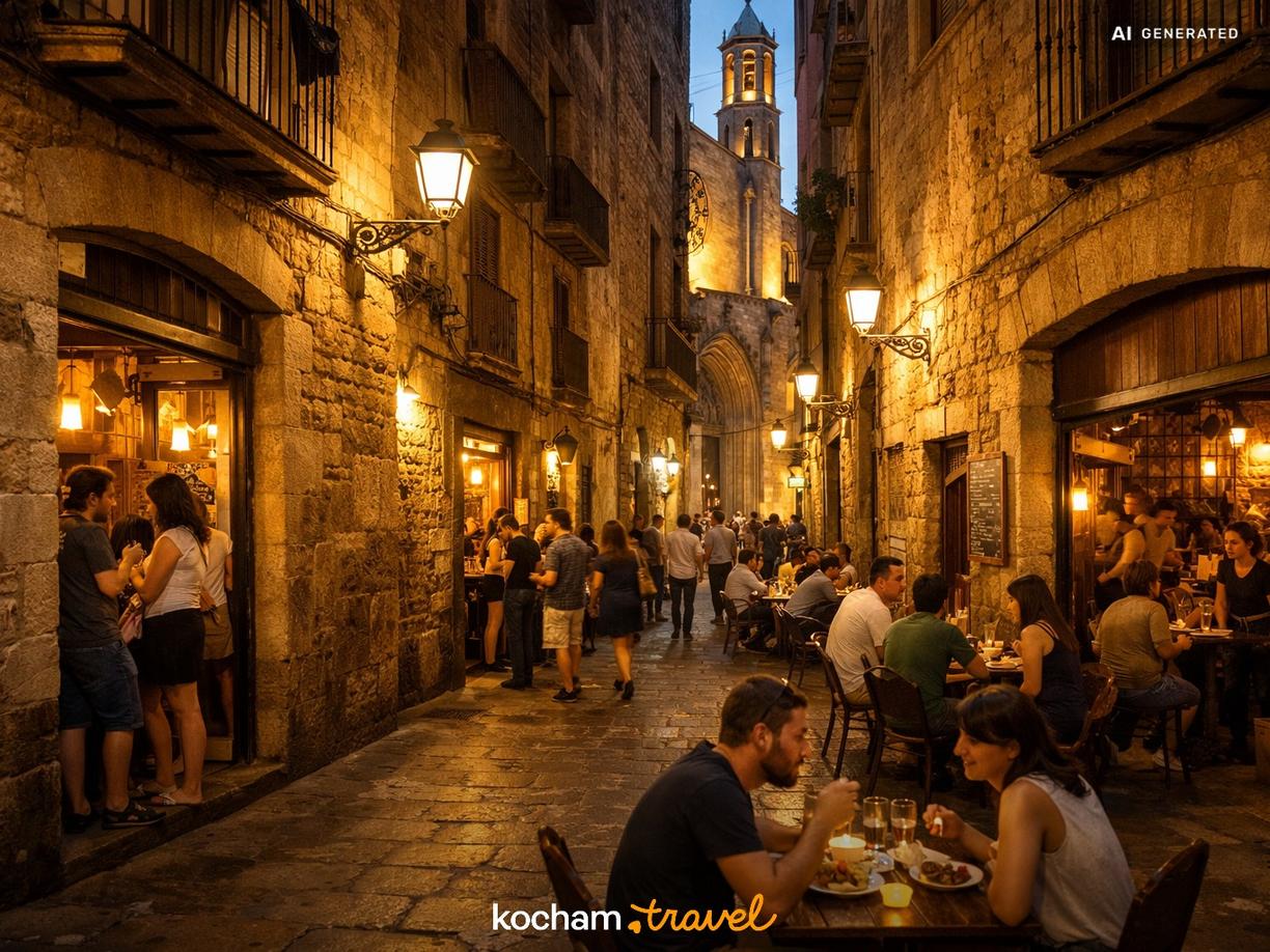Wieczór w El Born: Średniowieczny klimat i tapas w Barcelona