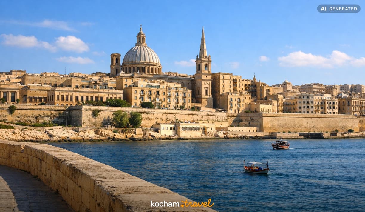 Ilustracja do tematu: Valletta: jak dojechać i gdzie spać — przejrzysty plan?