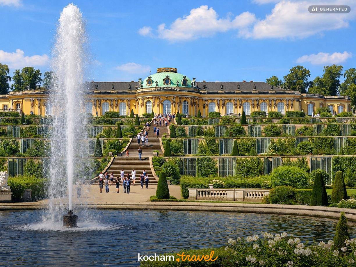 Poczdam i Pałac Sanssouci – królewskie ogrody w Niemcy