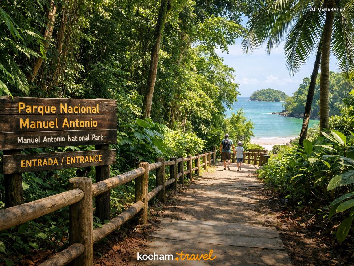 Podstawowe koszty wejścia do Parku Narodowego Manuel Antonio w Manuel Antonio